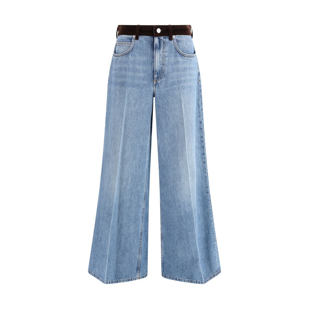 Marni Light Blue Cotton Jeans Denim