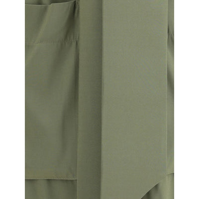 Ella Green Silk Casual Dress