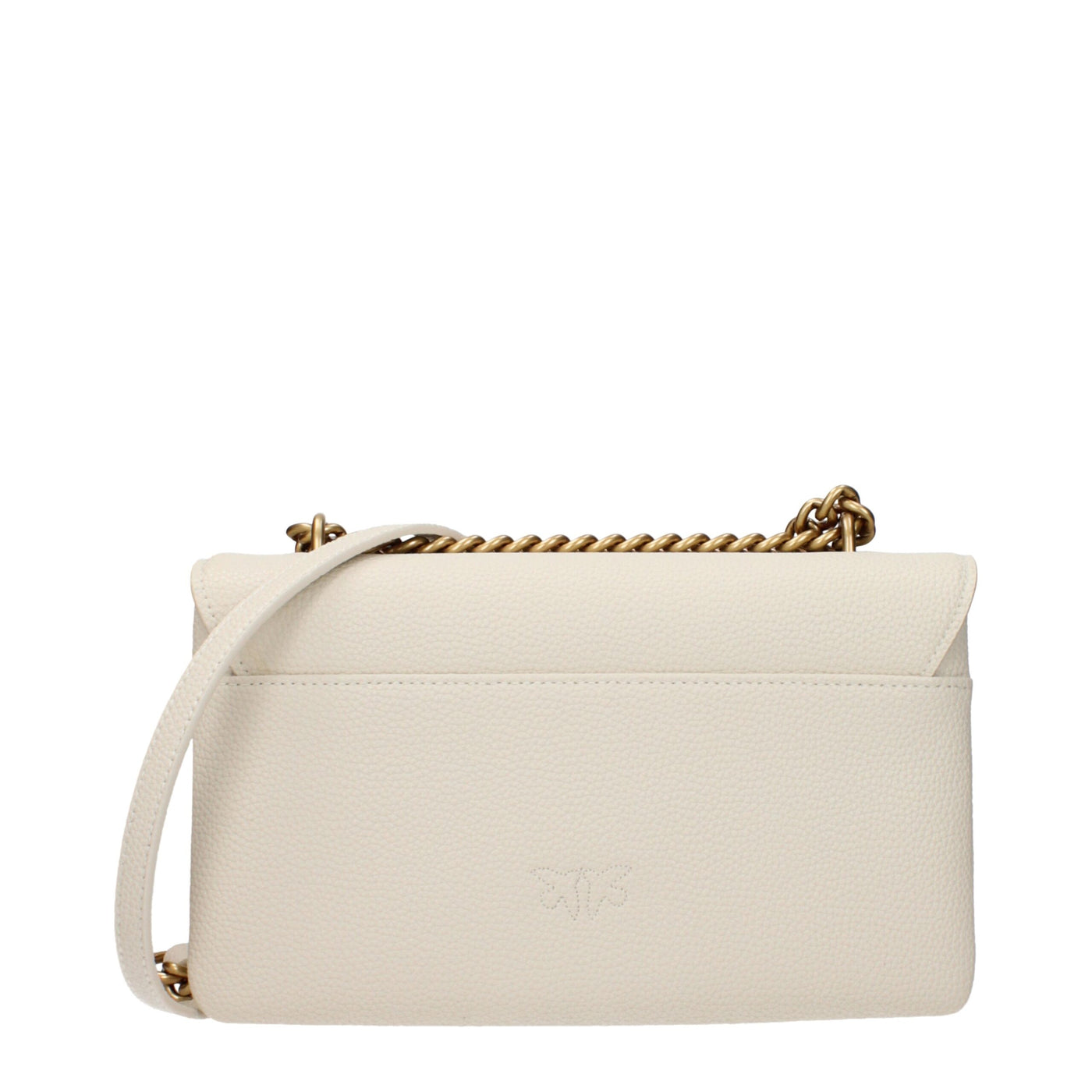 PINKO Beige Leather Crossbody Bag