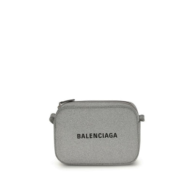 Balenciaga Gray Calf Leather Bos Taurus Shoulder Bag