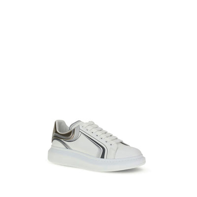 Alexander McQueen White Rubber Platform Sneakers