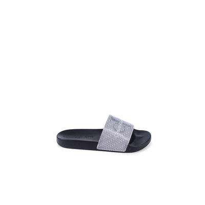 Calvin Klein Zwarte Polyurethaan Sandalen