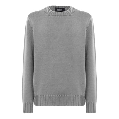 Alpha Studio Gray Cashmere Sweater