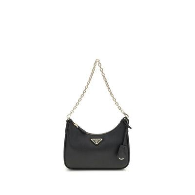 Prada Black Recycled Polyamide Shoulder Bag