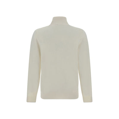 Brunello Cucinelli White Cashmere Cashmere Sweater