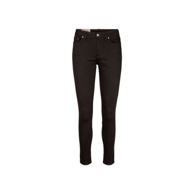Acne Studios Black Cotton Skinny Jeans