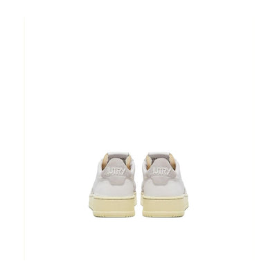 Autry White Leather Low Top Sneakers