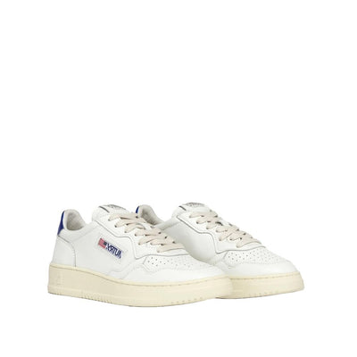 Autry White Leather Low Top Sneakers
