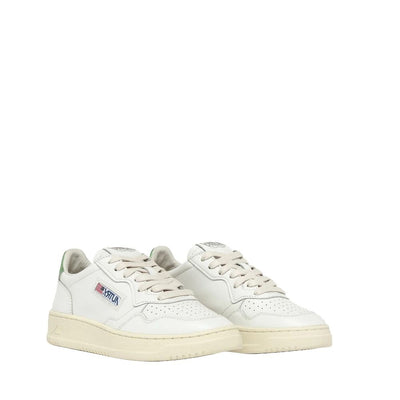 Autry White Leather Low Top Sneakers