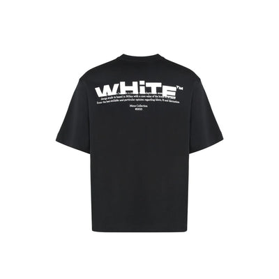 Off-White Black Cotton T-Shirt