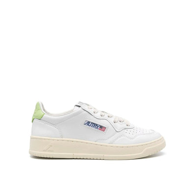 Autry White Leather Low Top Sneakers