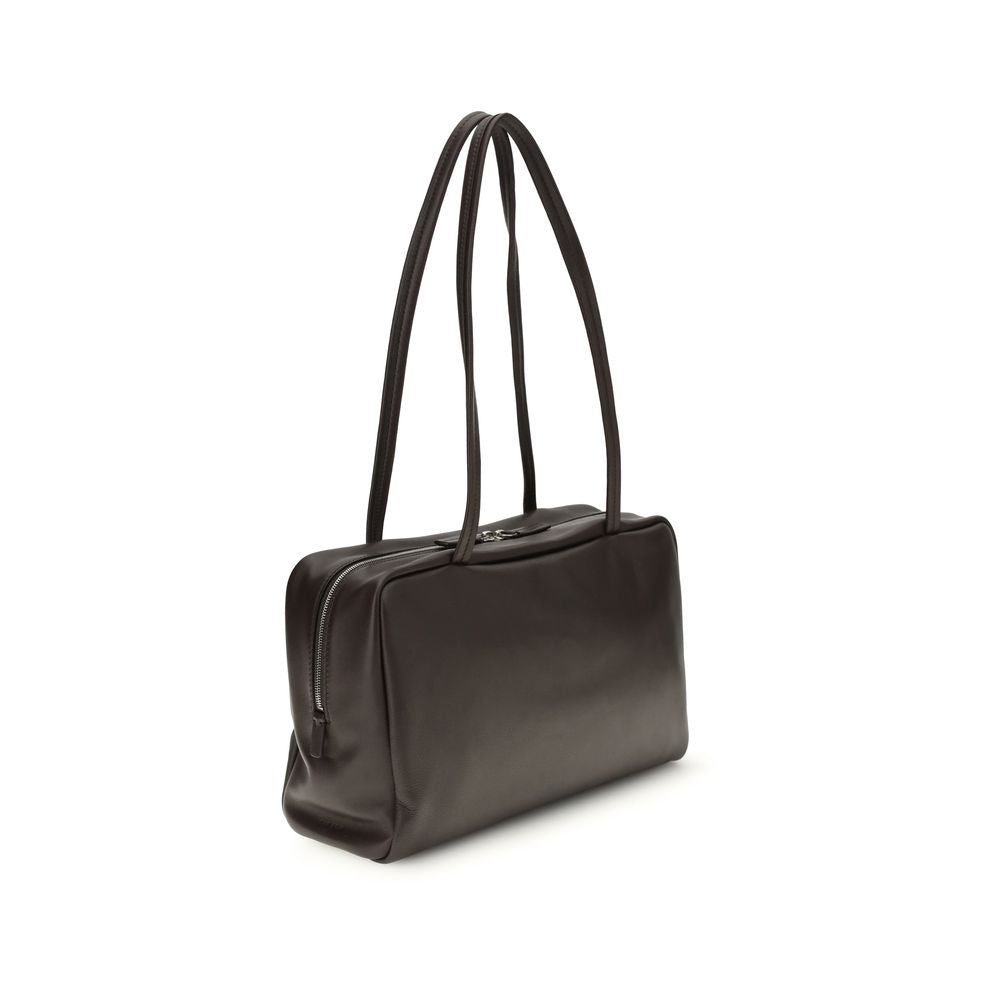 The Row Brown Calf Leather Bos Taurus Shoulder Bag