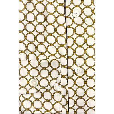 Bagutta White Viscose Men Shirt