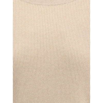 Brunello Cucinelli Beige Cashmere Cashmere Sweater