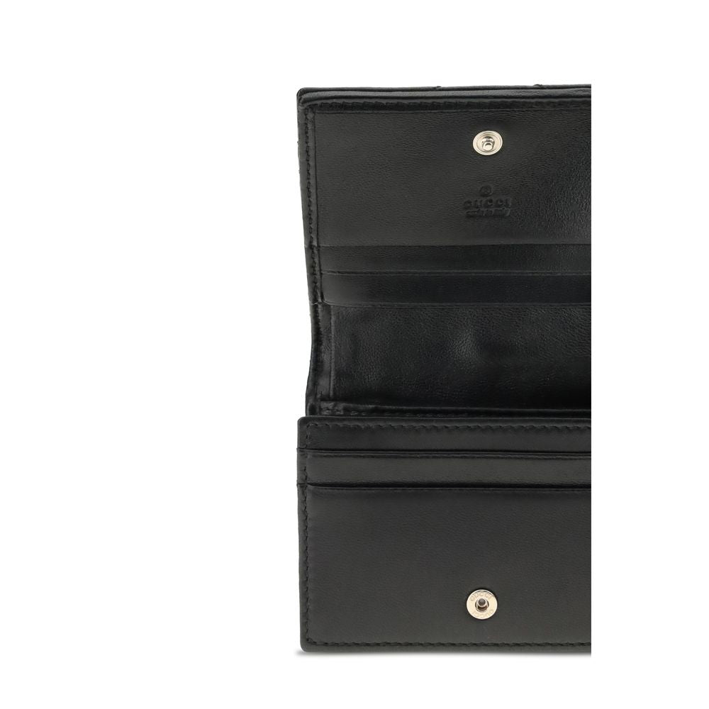Gucci Black Calf Leather Bos Taurus Wallet