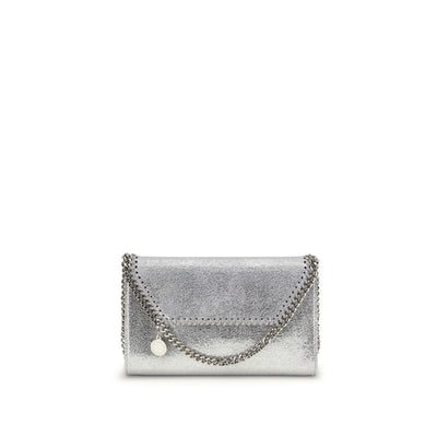 Stella McCartney Silver Polyester Shoulder Bag
