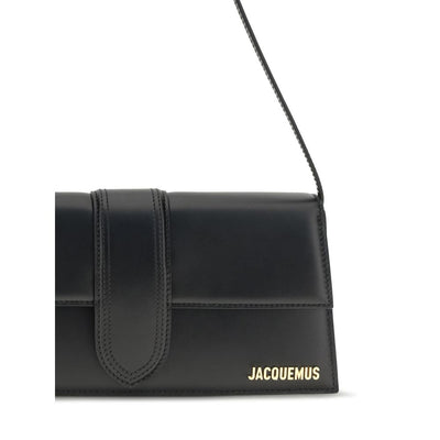 Jacquemus Black Calf Leather Bos Taurus Shoulder Bag