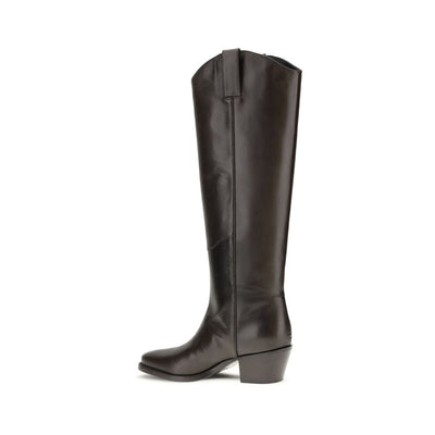 P.A.R.O.S.H. Brown Calf Leather Bos Taurus Boots