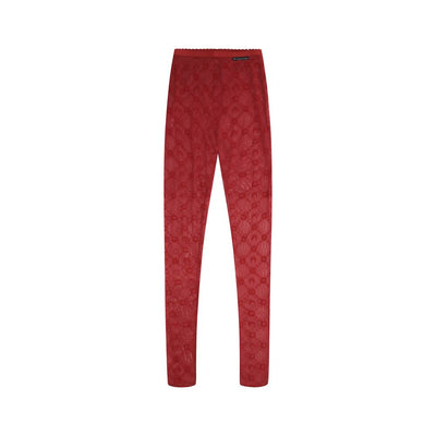 Marine Serre Red Polyamide Socks