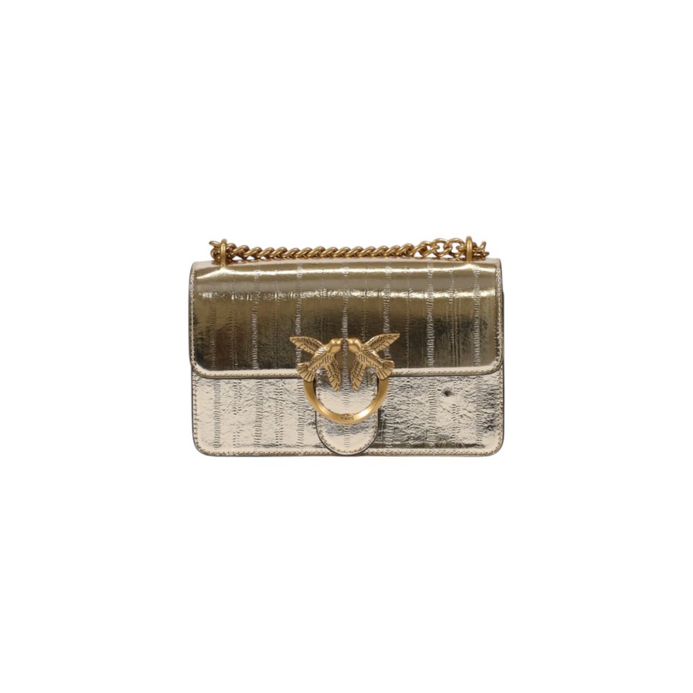 PINKO Bicolor Polyester Handbag