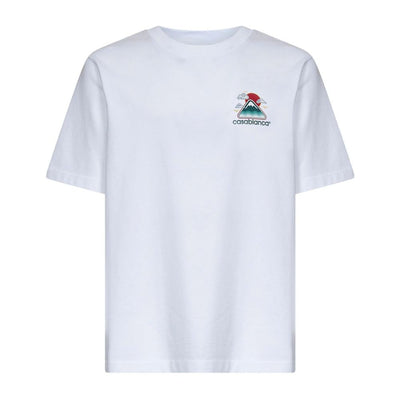 Casablanca White Cotton T-Shirt