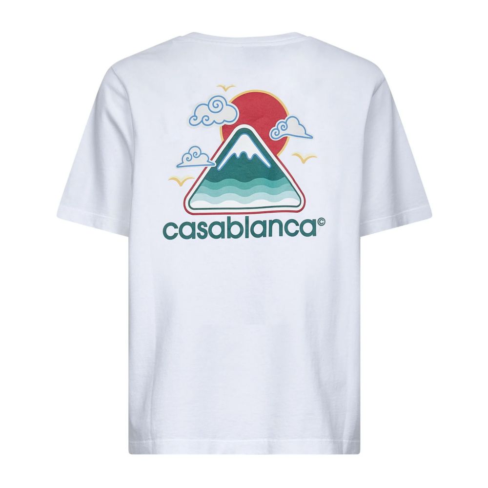 Casablanca White Cotton T-Shirt