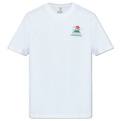Casablanca White Cotton T-Shirt