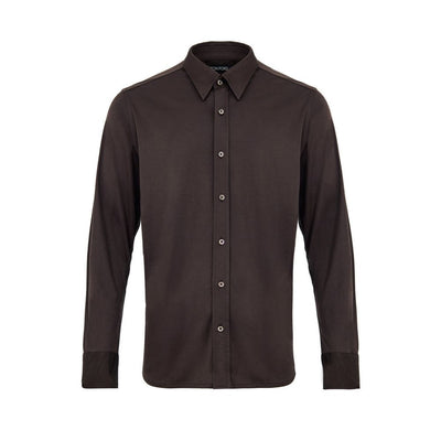 Tom Ford Brown Silk Shirt