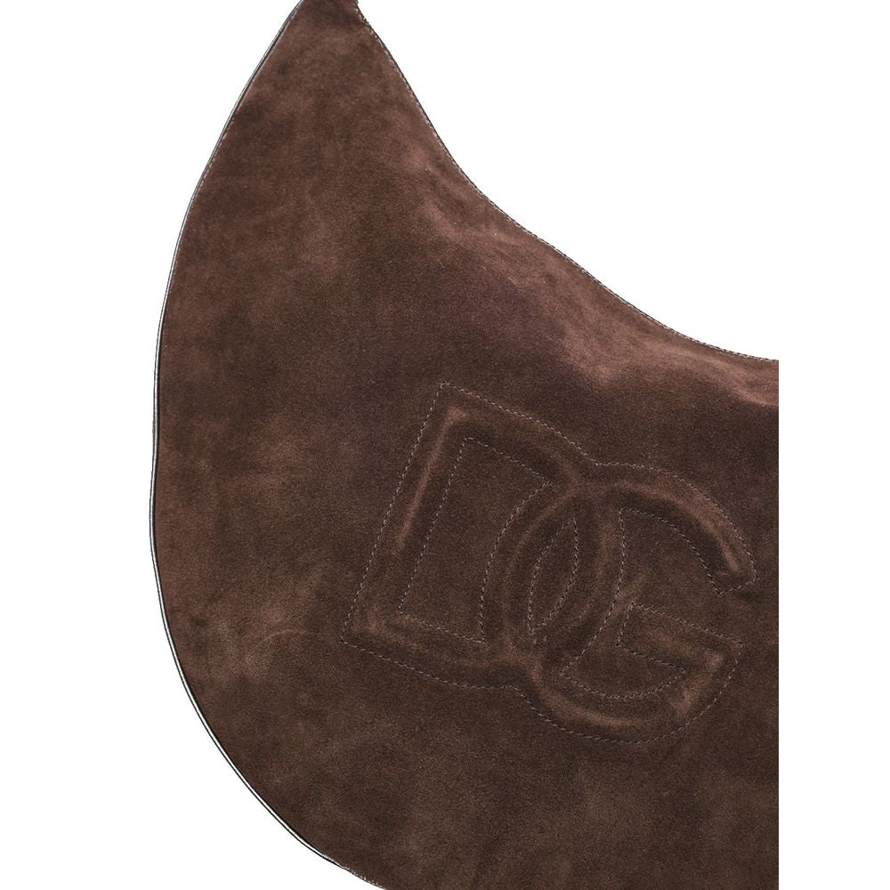 Dolce & Gabbana Brown Leather Shoulder Bag
