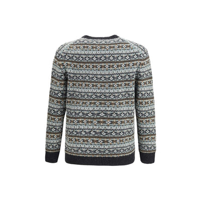 Brooksfield Multicolor Wool Sweatshirt