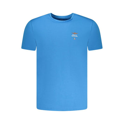 Aeronautica Militare Blue Cotton Men Underwear Shirt