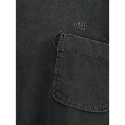 Maison Mihara Yasuhiro Black Cotton T-Shirt