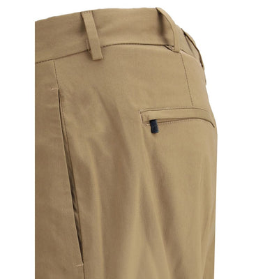 PT Torino Brown Cotton Casual Pants