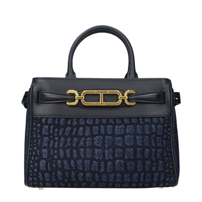 Tom Ford Blue Fabric Handbag