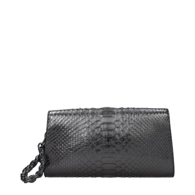 Tom Ford Gray Skin Clutch Bag