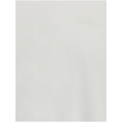 Diesel White Cotton T-Shirt
