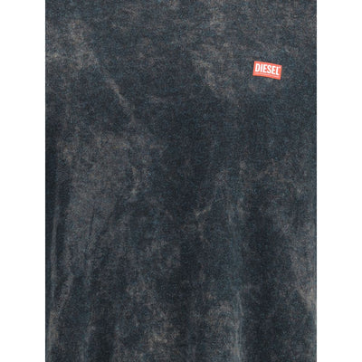 Diesel Black Cotton T-Shirt