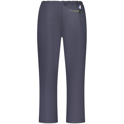 K-WAY Blue Cotton Men Trouser