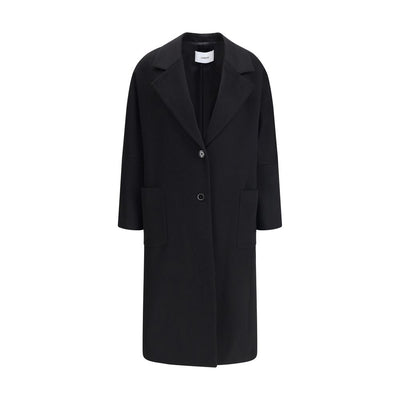 Lardini Black Cashmere Coat