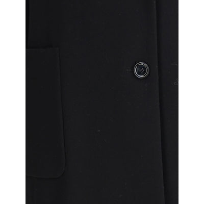 Lardini Black Cashmere Coat