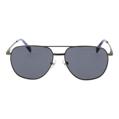 Hackett Gray Metal Sunglasses