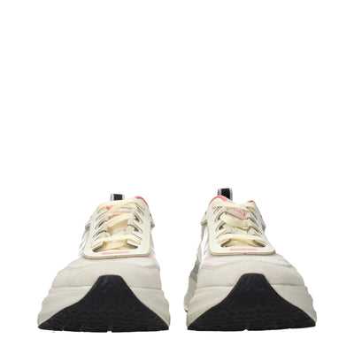 Premiata Beige Fabric Chunky Sneakers