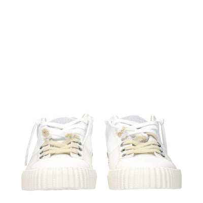 Maison Margiela White Leather Low Top Sneakers