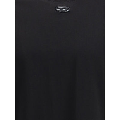 Diesel Black Cotton T-Shirt