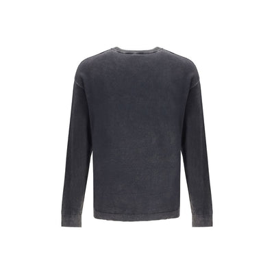 Diesel Gray Cotton Sweatshirt