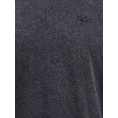 Diesel Gray Cotton Sweatshirt