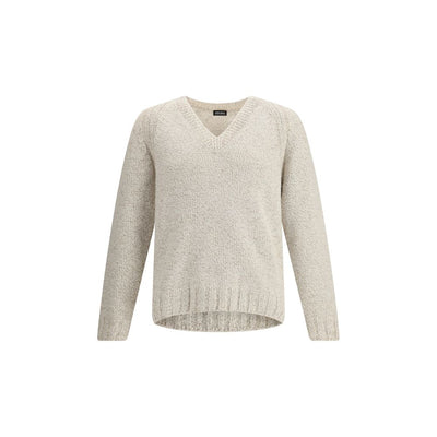 ZEGNA Cream Cashmere Cashmere Sweater