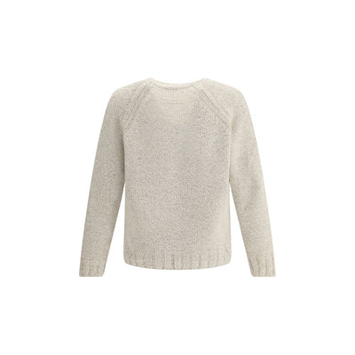 ZEGNA Cream Cashmere Cashmere Sweater