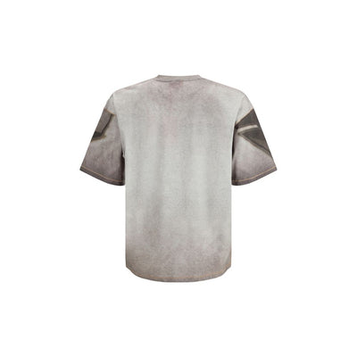 Diesel Gray Cotton T-Shirt