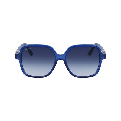 Ferragamo Blue Injected Sunglasses